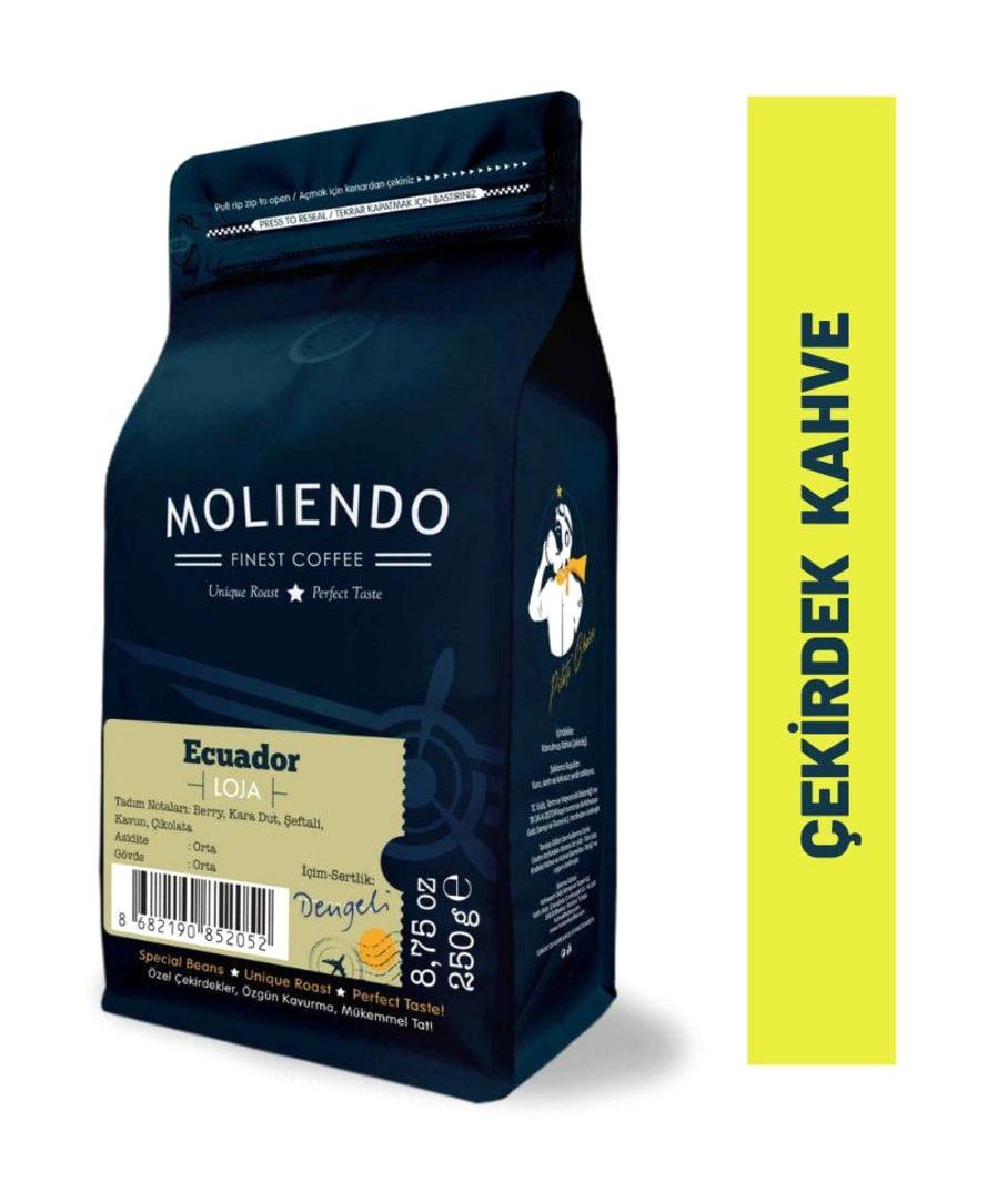 Moliendo Ecuador Arabica Çekirdek Filtre Kahve 250 gr