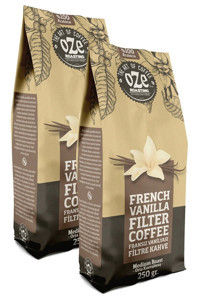 Oze Vanilya Aromalı Arabica Çekirdek Filtre Kahve 2x250 gr