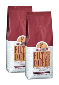 Mehmet Efendi Sade Kolombiya Arabica Çekirdek Filtre Kahve 2x1 kg