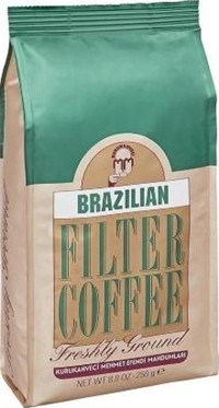 Kurukahveci Mehmet Efendi Sade Brezilya Arabica Öğütülmüş Filtre Kahve 12x250 gr