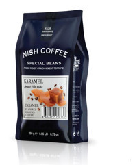 Nish Kahve Karamel Aromalı Arabica Öğütülmüş Filtre Kahve 250 gr