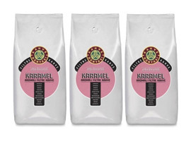 Kahve Dünyası Karamel Aromalı Arabica Çekirdek Filtre Kahve 3x1 kg