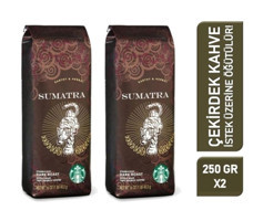 Starbucks Topraksı Aromalı Sumatra Arabica Çekirdek Filtre Kahve 2x250 gr