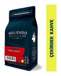Moliendo Kakao Aromalı Kolombiya Arabica Çekirdek Filtre Kahve 250 gr