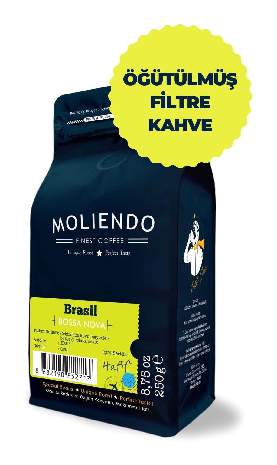 Moliendo Sade Brezilya Öğütülmüş Filtre Kahve 250 gr
