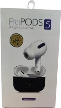 Powerway Propods 5 5.0 Silikonlu Kablosuz Kulak İçi Bluetooth Kulaklık Beyaz