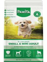 Pawita Süper Premium Kuzu Etli Küçük Irk Yetişkin Köpek Maması 1.5 kg