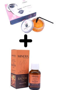Fiera Doğal Şeffaf Wax Kaş Sabitleyici 20 ml + Bio Vitals Tatlı Badem Yağı 20 ml