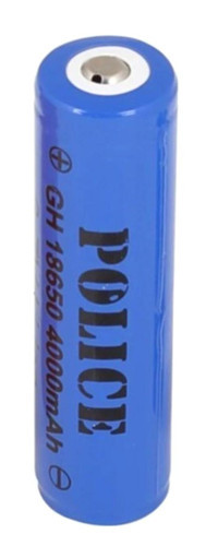 Police 18650 3.7 V 4000 mAh Li-ion Şarjlı Pil