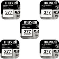 Maxell 377 SR626SW 1.55 V Düğme Pil 5'li