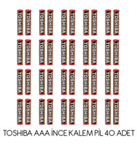 Toshiba R03KG 1.5 V AAA / İnce Kalem Pil 40'lı