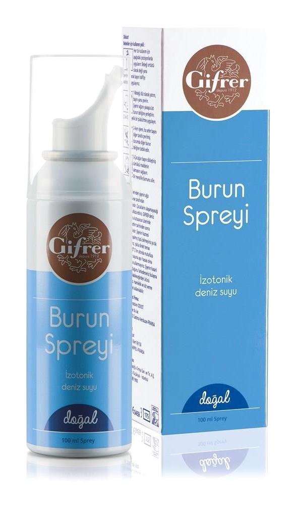 Gifrer İzotonik Deniz Suyu Tekli Serum Fizyolojik 100 ml
