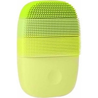 Inface Sonic 400 mAH Tüm Ciltler İçin 1 Başlıklı Fırçalı Silikon Şarjlı Titreşimli Yüz Temizleme Cihazı Yeşil