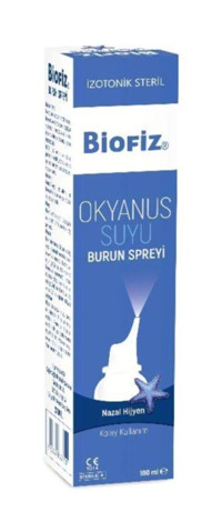 Biofiz İzotonik Okyanus Suyu Tekli Serum Fizyolojik 100 ml