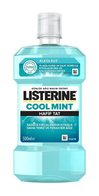 Listerine Zero Alkolsüz Nane Aromalı 500 ml Ağız Gargarası