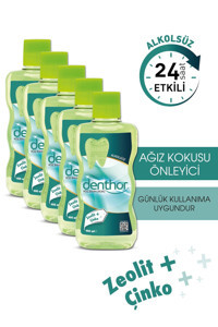 Denthor Alkolsüz Çinko Aromalı 400x5 ml Ağız Gargarası