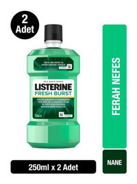 Listerine Fresh Burst Nane Aromalı 250x2 ml Ağız Gargarası