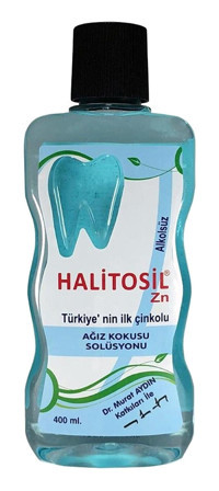 Halitosil Alkolsüz Çinko Aromalı 400 ml Ağız Gargarası
