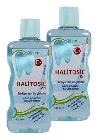 Halitosil Alkolsüz Çinko Aromalı 400x2 ml Ağız Gargarası