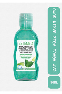 Estemed Alkolsüz Çay Ağacı Aromalı 50 ml Ağız Gargarası