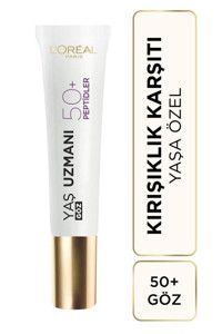 L'oréal Paris 50+ Kırışıklık Karşıtı Yenileyici Tüm Ciltler İçin Göz Çevresi Kremi Kavanoz Göz Kremi 15 ml
