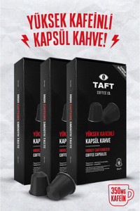 Taft Coffee Co. Yüksek Kafeinli 3x10'lu Kapsül Kahve
