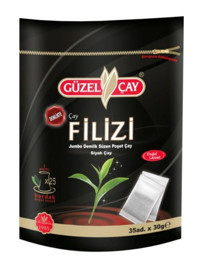 Güzel Çay Filiz Organik Siyah Süzen Demlik Poşet Çay 35'li