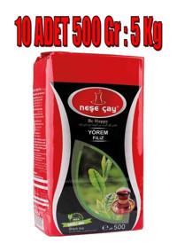 Neşe Çay Yörem Filiz Organik Siyah Dökme Çay 10x500 gr