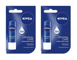 Nivea Aromasız Yetişkin Dudak Nemlendirici Balm 2x4.8 gr