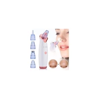 Xinh Blackhead Remover 500 mAH Tüm Ciltler İçin 4 Başlıklı Şarjlı Vakumlu Yüz Temizleme Cihazı Beyaz