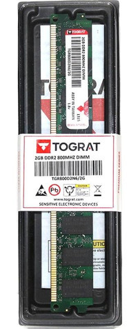 Tograt TGR800D2N6/2G 2 GB DDR2 1x2 800 MHz Ram