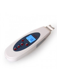 Scrubber Portable Tüm Ciltler İçin 1 Başlıklı Şarjlı Titreşimli Yüz Temizleme Cihazı Beyaz
