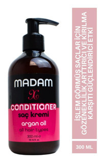 Madam X Argan Yağlı Canlandırıcı Tüm Saçlar İçin Saç Kremi 300 ml