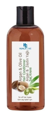 Hunca Care Argan Yağı-Zeytinyağı Onarıcı Düz Saçlar İçin Saç Kremi 400 ml