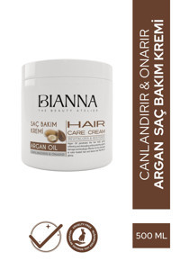 Bianna Argan Yağlı Sülfatsız Besleyici-Onarıcı Tüm Saçlar İçin Saç Kremi 500 ml