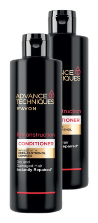Avon Advance Techniques Onarıcı Keratinli Tüm Saçlar İçin Saç Kremi 2x250 ml