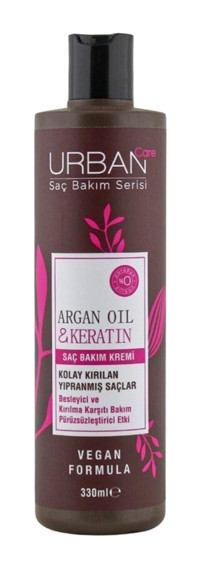 Urban Care Argan Yağlı Besleyici Keratinli Tüm Saçlar İçin Saç Kremi 330 ml