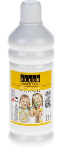 Südor Yıkanabilir 500 ml Beyaz Parmak Boyası