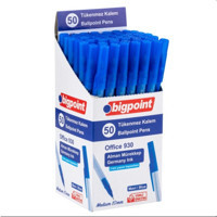 Bigpoint Plastik 1 mm Mavi 50'li Tükenmez Kalem