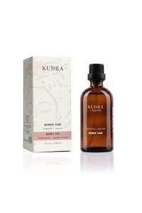 Kudra Nemlendirici Papatyalı Kayısılı Bebek Masaj Yağı 100 ml