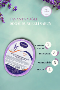 Dr. Lavender Süngerli Organik Lavanta Sabun 150 gr