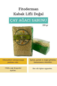 Fitoderman Sivilce, Leke Ve Akne Karşıtı Organik Çay Ağacı-Kabak Lifli Sabun 120 gr