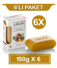 Lole's Lüks Organik Çam Katranı Sabun 6x150 gr