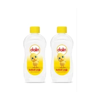 Dalin Şeffaf Bebek Masaj Yağı 2x300 ml