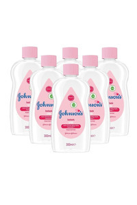 Johnson's Hipoalerjenik Bebek Masaj Yağı 6x300 ml