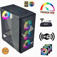 Cachex CRV88 Harici GeForce GTX 1050 Ti AMD Ryzen 5 3600 16 GB Ram 512 GB SSD Tower FreeDos Masaüstü Bilgisayar