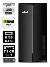 Dell Vostro 3910MT N3563VDT3910EMEA Harici GeForce GT 730 4 GB Intel Core i3 12100 8 GB Ram 512 GB SSD Tower Windows 11 Pro Masaüstü Bilgisayar + PER4 BELLEK