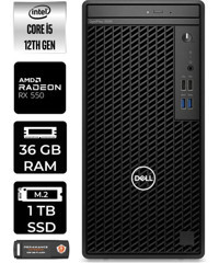 Dell OptiPlex 3000MT N010O3000MTACP383 Harici Radeon RX 550 Intel Core i5 12500 36 GB Ram 1 TB SSD Tower Windows 11 Home Masaüstü Bilgisayar + PER4 BELLEK