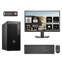 Dell OptiPlex 3000MT N010O3000MTAC Dahili Intel UHD Graphics Intel Core i5 12500 32 GB Ram 4 TB SSD Tower FreeDos 23.8 inç Monitörlü Masaüstü Bilgisayar