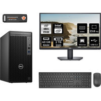 Dell OptiPlex 3000MT N010O3000MTACMNT339 Dahili Intel UHD Graphics Intel Core i5 12500 40 GB Ram 2 TB SSD Tower FreeDos 23.8 inç Monitörlü Masaüstü Bilgisayar + PER4 BELLEK